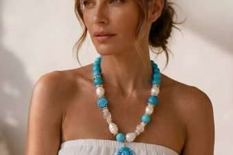 Collana Nicol turchese corta