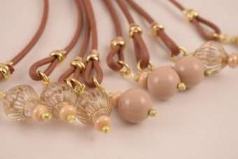 Alternative view of Collana Sarah marrone cognac