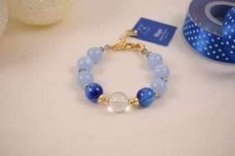 Alternative view of Bracciale Jennifer celeste-blu