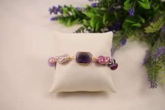 Alternative view of Bracciale Maddy viola