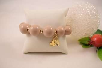 Alternative view of Bracciale Nunzia beige