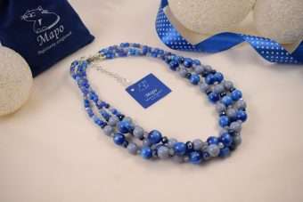 Collana Luna royal blu