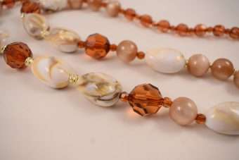 Alternative view of Collana Lola ambra-beige-champagne
