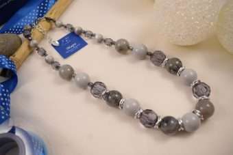 Collana Andrea grigio ghiaccio