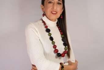 Collana Maria rosso-nero-verde