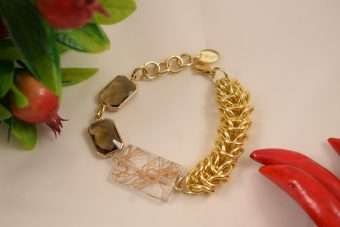 Bracciale Romina coffee