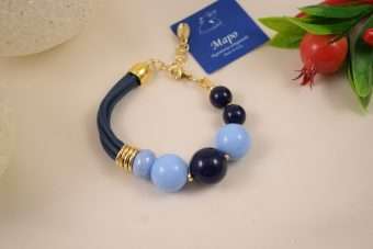 Bracciale Betty blu e celeste