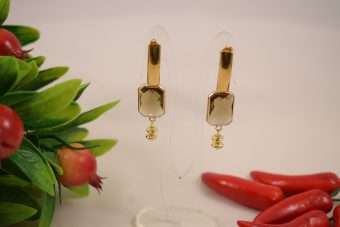 Orecchini Romina coffee