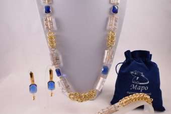 Completo Romina blu elettrico