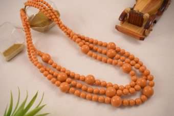 Collana Mina giallo ocra