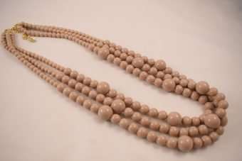 Alternative view of Collana Mina beige