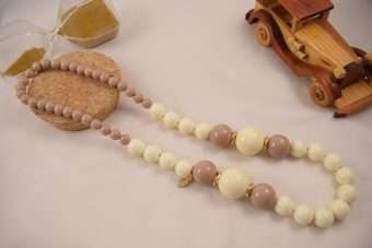 Collana Nunzia beige-crema