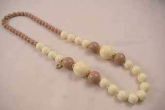 Alternative view of Collana Nunzia beige-crema