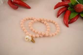 Alternative view of Bracciale Lucilla rosa antico