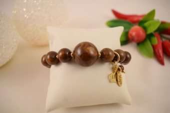 Alternative view of Bracciale Eduice marrone