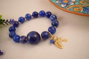Bracciale Eduice blu cobalto
