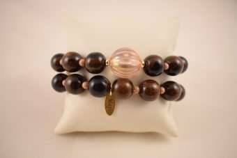 Alternative view of Bracciale Cloe marrone