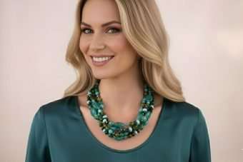 Collana Lucilla verde