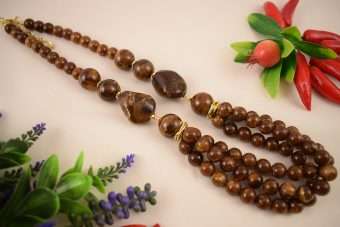 Alternative view of Collana Eduice marrone