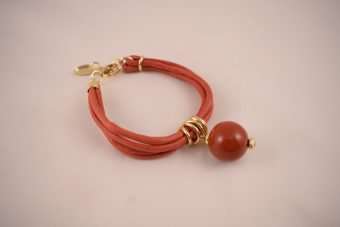Alternative view of Bracciale Sarah terracotta