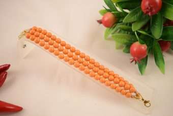Bracciale Fiamma senape