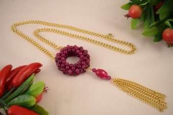 Collana Ruta magenta