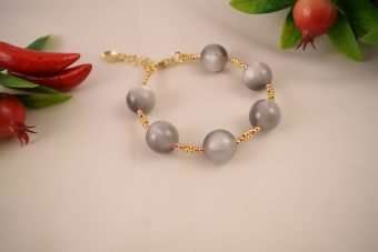 Alternative view of Bracciale Bia grigio