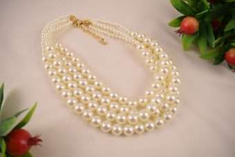 Collana Stella bianco perla