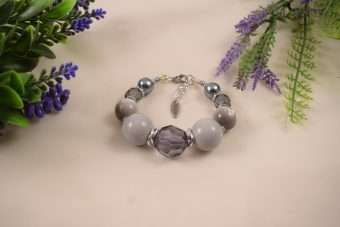Bracciale Aurora grigio