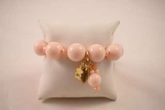 Alternative view of Bracciale Serena rosa cipria