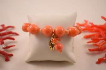 Alternative view of Bracciale Antonella arancione