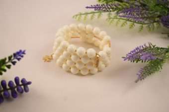 Bracciale Gaia bianco crema