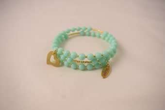 Bracciale Fiamma verde menta