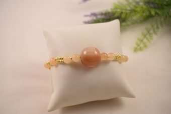Alternative view of Bracciale Ruta champagne