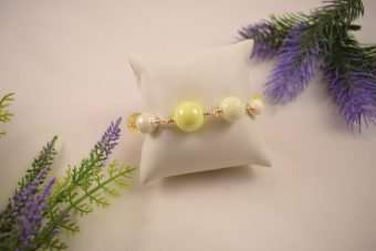 Alternative view of Bracciale Maddy giallo burro