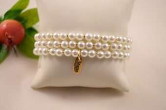 Bracciale Aurora bianco perla
