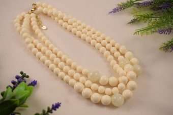 Collana Serena bianco crema