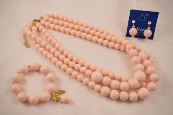 Completo Serena rosa cipria