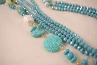 Alternative view of Collana Luisa turchese