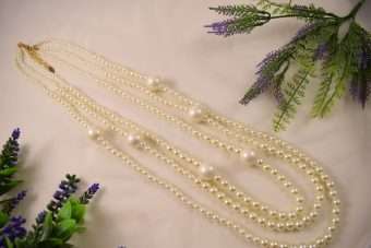 Collana Cloetta bianco perla