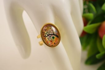 Alternative view of Anello Antonella giallo