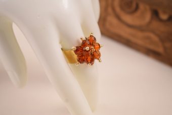 Anello Eva ambra