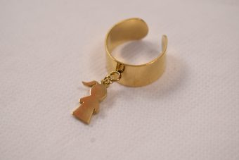 Anello Trilly bimba dorato