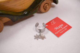 Anello Trilly fiore e quadrifoglio