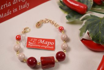 Alternative view of Bracciale Diana rosso