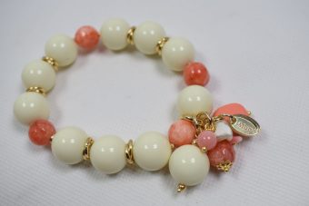 Alternative view of Bracciale Corinna bianco-crema