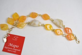 Alternative view of Bracciale Elsa giallo