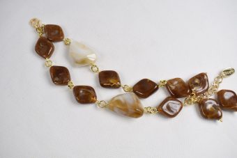 Alternative view of Bracciale Elsa marrone