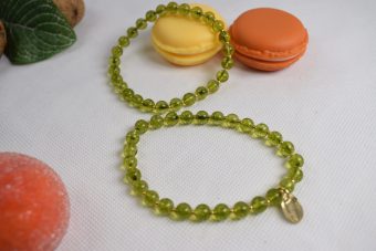 Alternative view of Bracciale Olivia verde acido