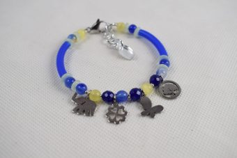 Alternative view of Bracciale Susanna blu